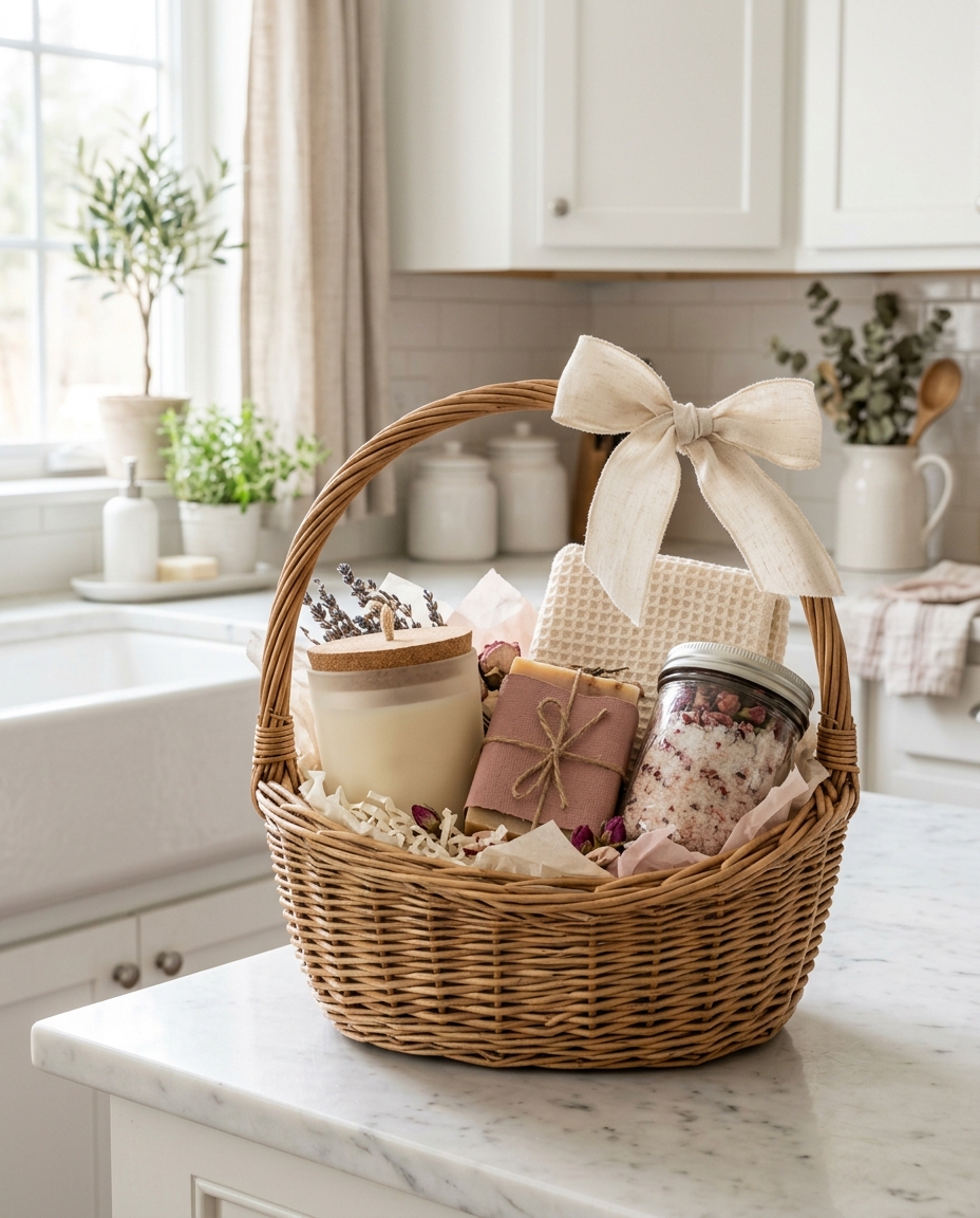 A Little Unwinding — gift basket by Tiffany's Gift Almanac