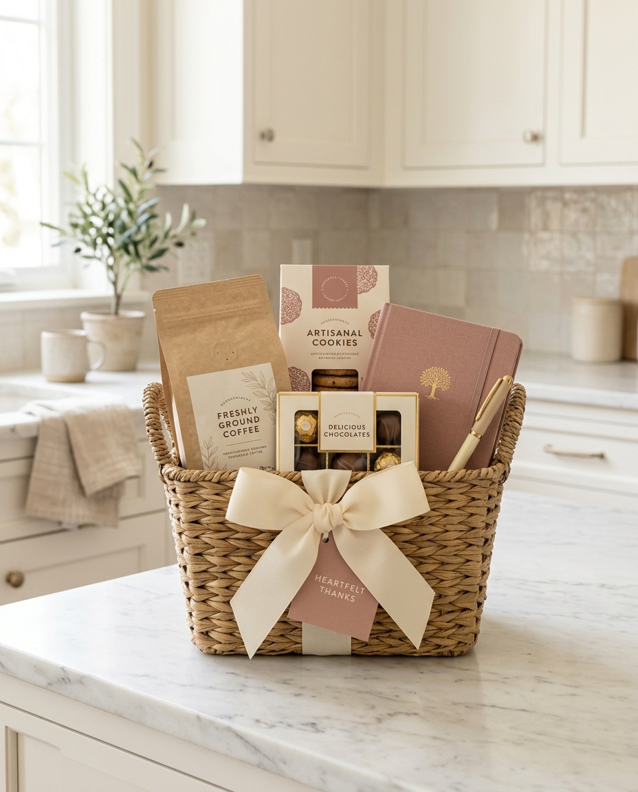 A Note of Thanks — gift basket by Tiffany's Gift Almanac